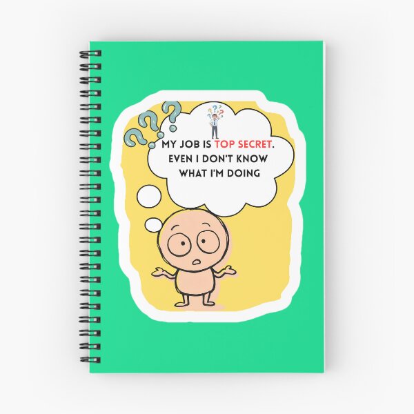 Item preview, My Job Is Top Secret Funny Corporate Office Humor Shirt designed and sold by MariaPCMaria.