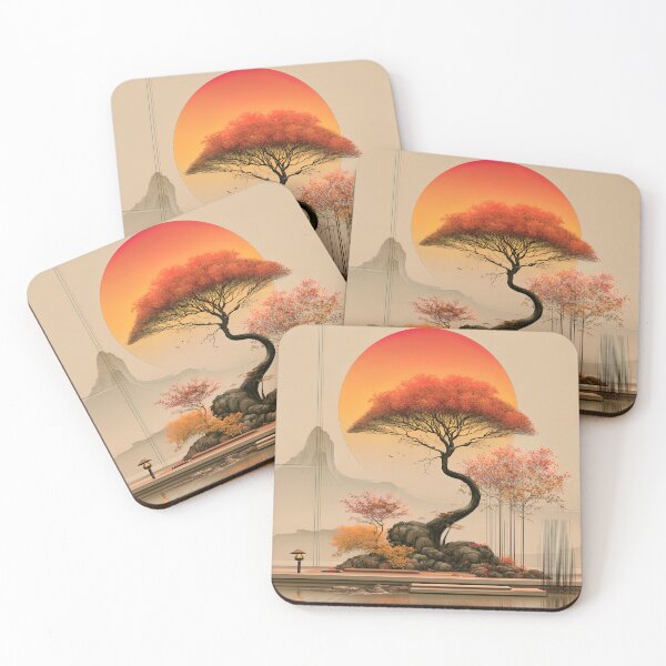 Item preview, Ember Silhouette of the Zen Garden designed and sold by bloorose.