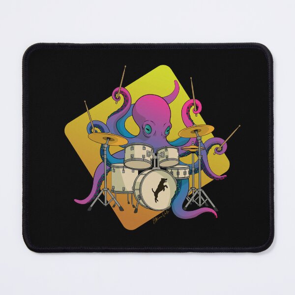 Item preview, Drummer Octopus - Beast Beats Collection designed and sold by EthianVale.
