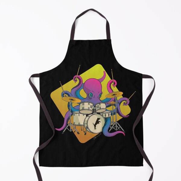 Item preview, Drummer Octopus - Beast Beats Collection designed and sold by EthianVale.