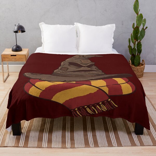 Item preview, Magical Sorting Wizard Hat & Red Gold Scarf - House Pride Art designed and sold by KreonaTime.