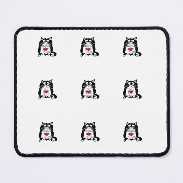 Item preview, Cute tuxedo cat pattern designed and sold by KPlayerAdhder.
