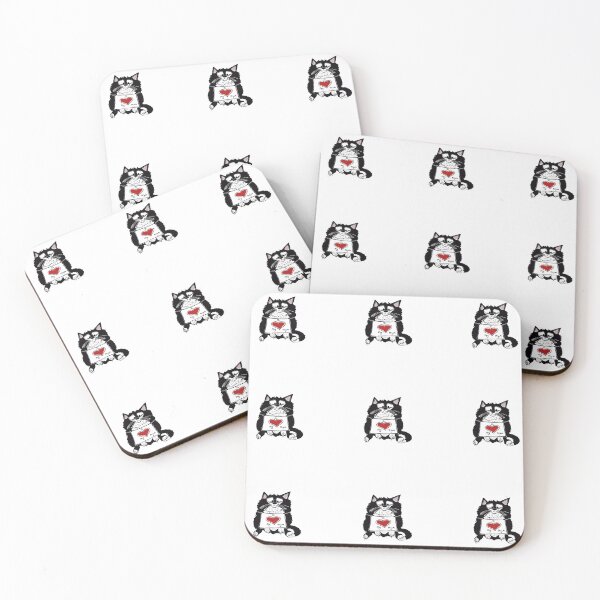 Item preview, Cute tuxedo cat pattern designed and sold by KPlayerAdhder.