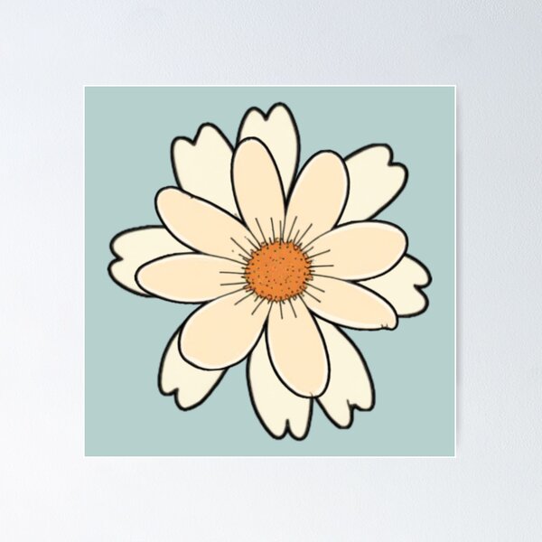 Item preview, Beautiful vintage-style daisy designed and sold by AOCollections.