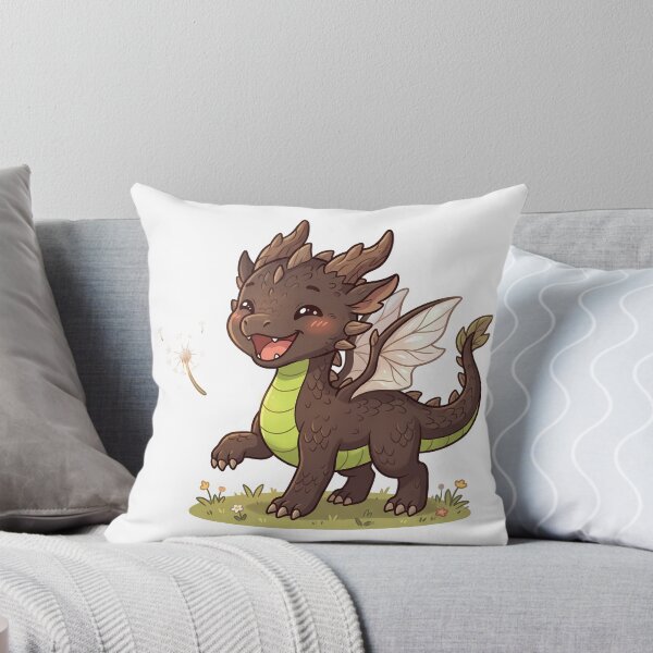 Item preview, Cute Forest Dragon Playing With Dandelion Blossom designed and sold by DavidN2026.