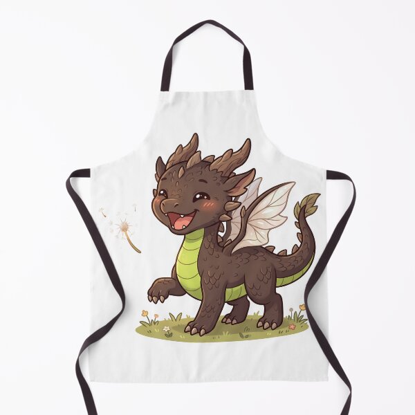 Item preview, Cute Forest Dragon Playing With Dandelion Blossom designed and sold by DavidN2026.