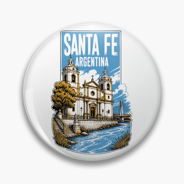 Item preview, Santa Fe Argentina Vintage Travel Tourism designed and sold by TravelersGems.