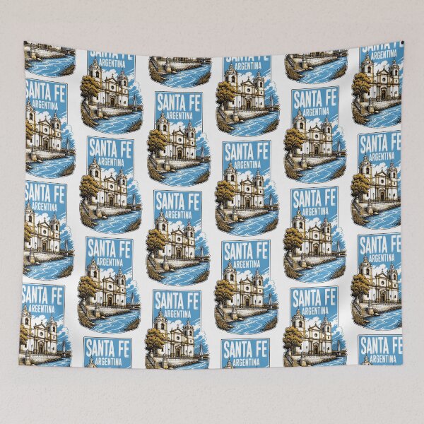Item preview, Santa Fe Argentina Vintage Travel Tourism designed and sold by TravelersGems.