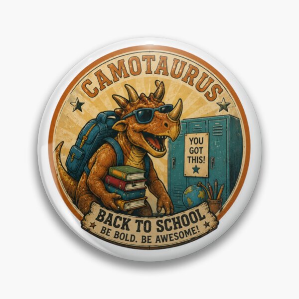 Item preview, ¡El Camotaurus Vuelve al Colegio! designed and sold by JonysCreativeDesigns.