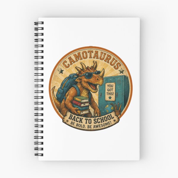 Item preview, ¡El Camotaurus Vuelve al Colegio! designed and sold by JonysCreativeDesigns.