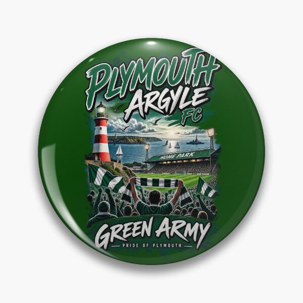 Item preview, Plymouth Argyle FC Green Army T-Shirt | Pride of Plymouth | Retro Football Fan Design | Home Park Supporter Gift designed and sold by GarnerSupplyCo.