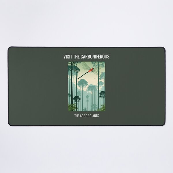 Item preview, Carboniferous Era Prehistoric Vintage Travel Poster designed and sold by Artmugic.