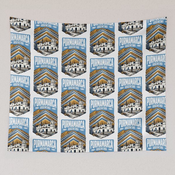Item preview, Purmamarca Argentina Vintage Travel Tourism designed and sold by TravelersGems.