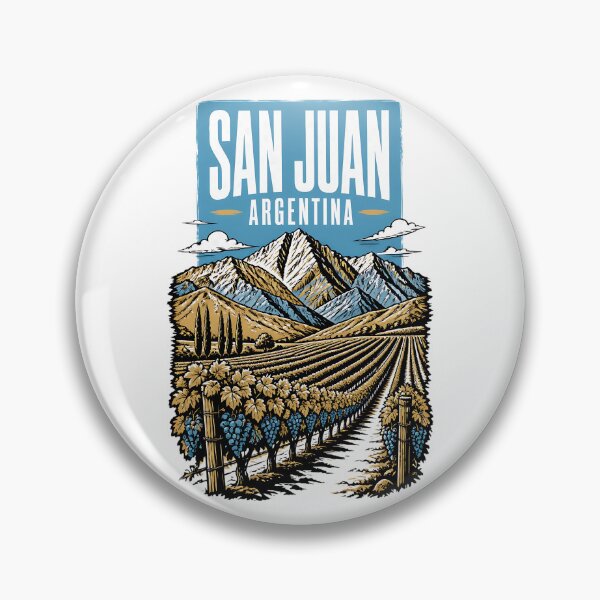 Item preview, San Juan Argentina Vintage Travel Tourism designed and sold by TravelersGems.