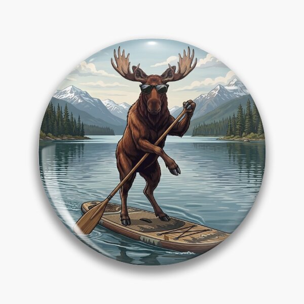 Item preview, Moose Paddle Boarding designed and sold by VelvetRoom.