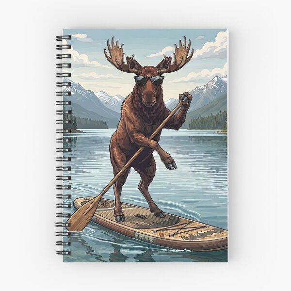 Item preview, Moose Paddle Boarding designed and sold by VelvetRoom.
