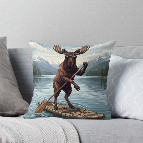 Item preview, Moose Paddle Boarding designed and sold by VelvetRoom.