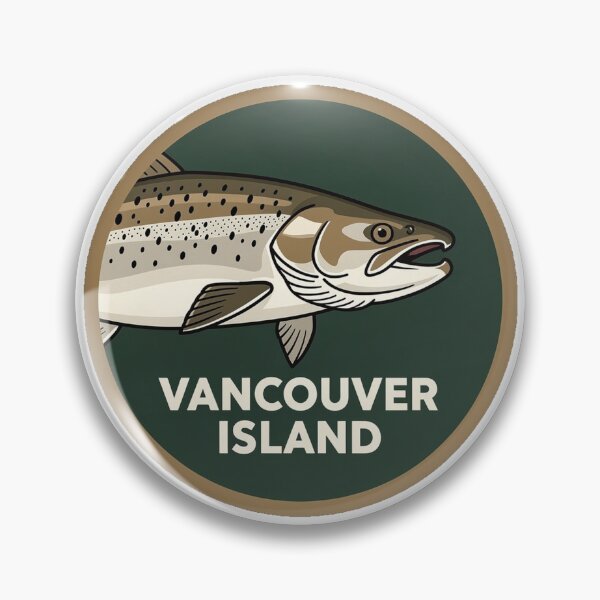 Item preview, Salmón Chinook de la isla de Vancouver designed and sold by Sparking Synapses.