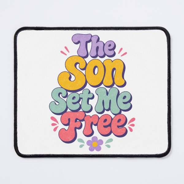 Item preview, The Son Set Me Free Shirt Christian Design designed and sold by Rosie's Wildflower Boutique.