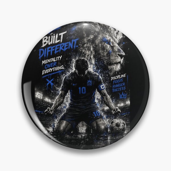 Item preview, Built Different Football Lion designed and sold by LegendCourt.