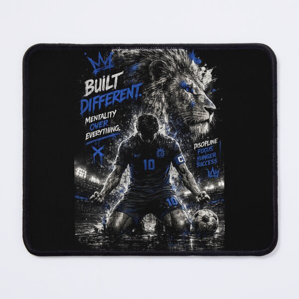 Item preview, Built Different Football Lion designed and sold by LegendCourt.