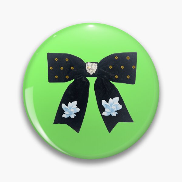 Item preview, Coquette Black Velvet Bow Diamond Heart Cottagecore Floral designed and sold by MariaPCMaria.