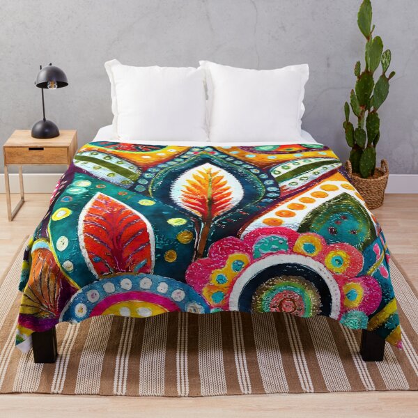 Item preview, Vintage 1960s Distressed-Style Funky Colorful Retro Designs designed and sold by DEC02.