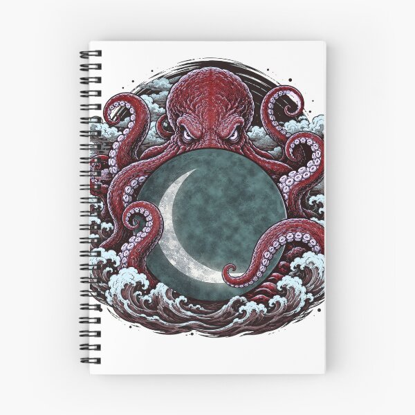Item preview, Kraken Octopus moon designed and sold by edgarbelsol.