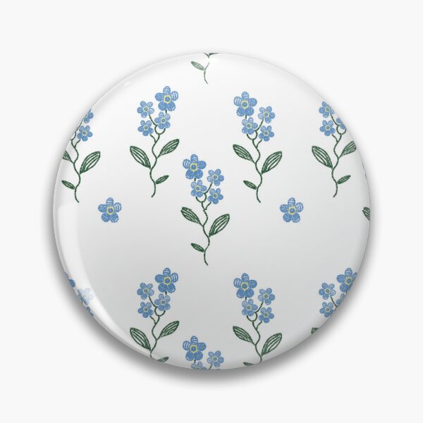 Item preview, Blue beaded floral designed and sold by ALNMD.