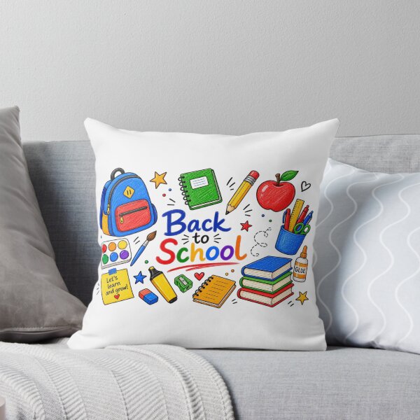 Item preview, Back to School Hand Drawn Colorful School Supplies designed and sold by khadijaAchaki.