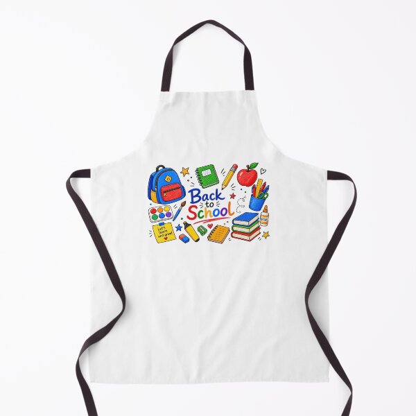 Item preview, Back to School Hand Drawn Colorful School Supplies designed and sold by DijaMar.