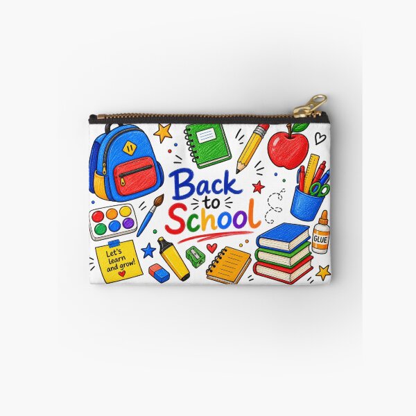 Item preview, Back to School Hand Drawn Colorful School Supplies designed and sold by DijaMar.