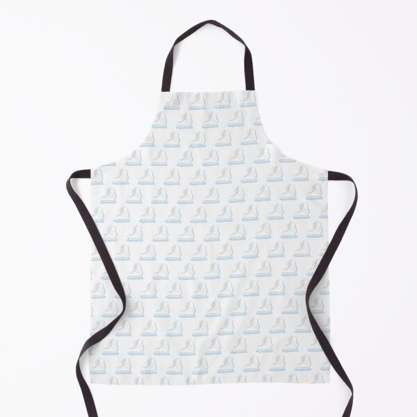 Item preview, ice-skates - small talk - blue designed and sold by Stephanie Fiona Design.