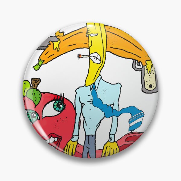 Item preview, Banana Man – Weird Funny Banana Sticker designed and sold by D O V E   S H O P.
