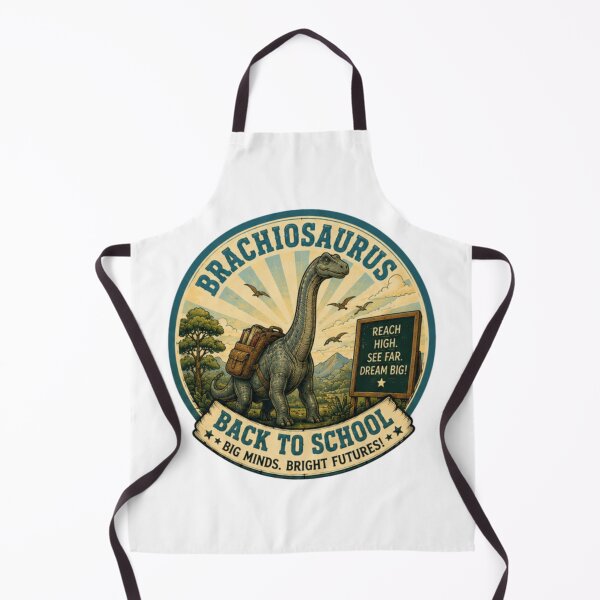 Item preview, ¡El Brachiosaurus Vuelve al Colegio! designed and sold by JonysCreativeDesigns.