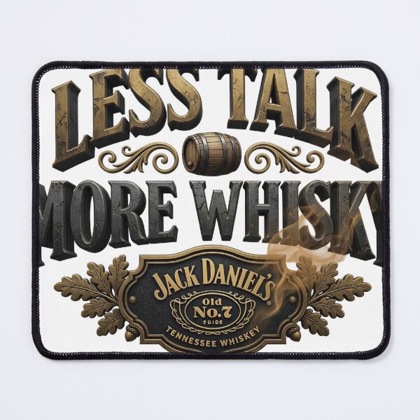 Item preview, Playful LESS TALK MORE WHISKY designed and sold by dazzlemakers.