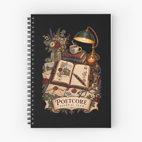 Item preview, Poetcore Journal Club Vintage Writing Design designed and sold by -DEEWOLF-.