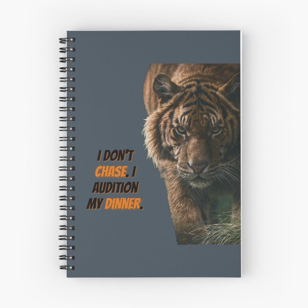 Item preview, Tiger 'Auditions' Dinner, Wildlife designed and sold by GuildedWordGraphics.