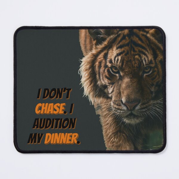 Item preview, Tiger 'Auditions' Dinner, Wildlife designed and sold by GuildedWordGraphics.
