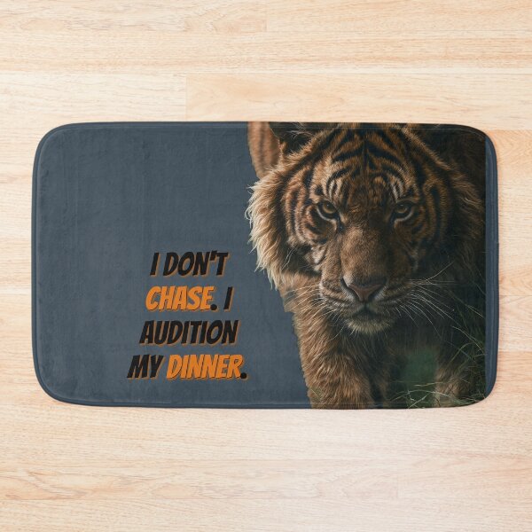 Item preview, Tiger 'Auditions' Dinner, Wildlife designed and sold by GuildedWordGraphics.