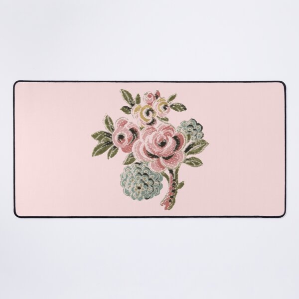Item preview, Vintage Pink Rose Folk Art Botanical Floral Bouquet Design designed and sold by Terry Bain.