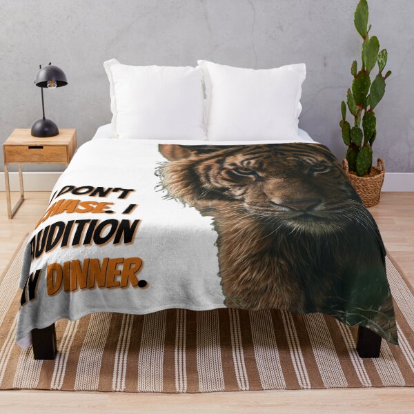 Item preview, Tiger 'Auditions' Dinner, Wildlife designed and sold by GuildedWordGraphics.