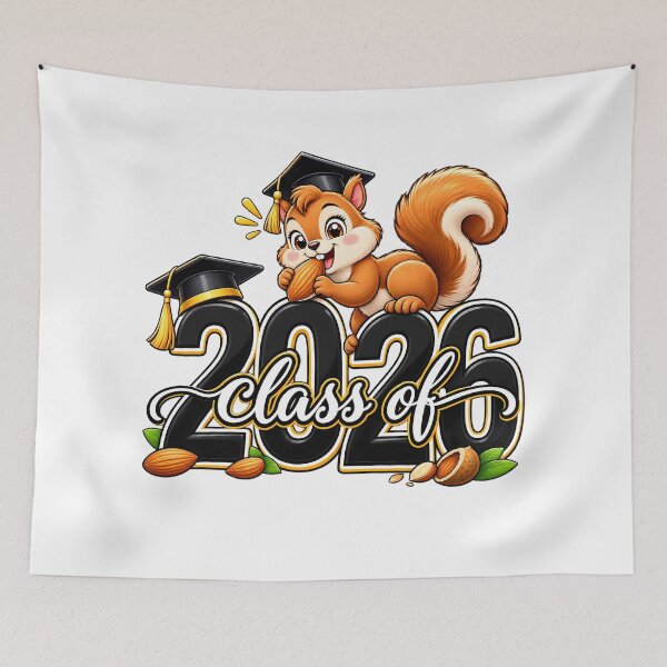 Item preview, Class of 2026 Graduation Squirrel – Cute Senior 2026 Gift designed and sold by HoMya.