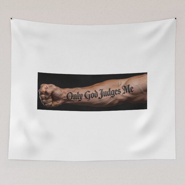 Item preview, Only God Tattoo Print designed and sold by Lichentroupe63.