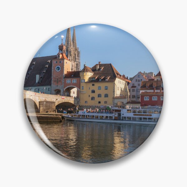 Item preview, Approaching Stone Bridge, Regensburg designed and sold by Kasia Design.