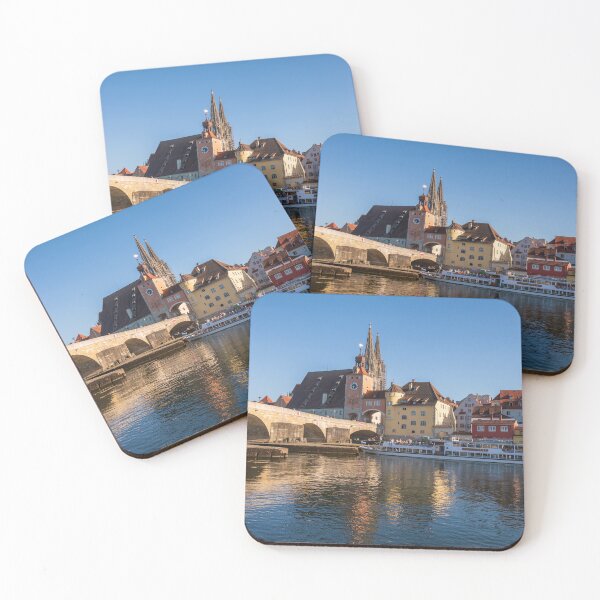 Item preview, Approaching Stone Bridge, Regensburg designed and sold by Kasia Design.