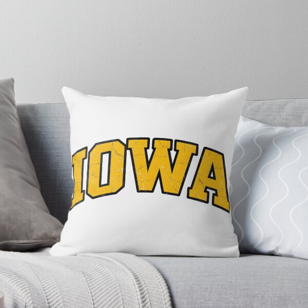 Item preview, Iowa Distressed Arched Wordmark Vintage College Style Graphic Tee designed and sold by TM DESIGNS AND MORE.