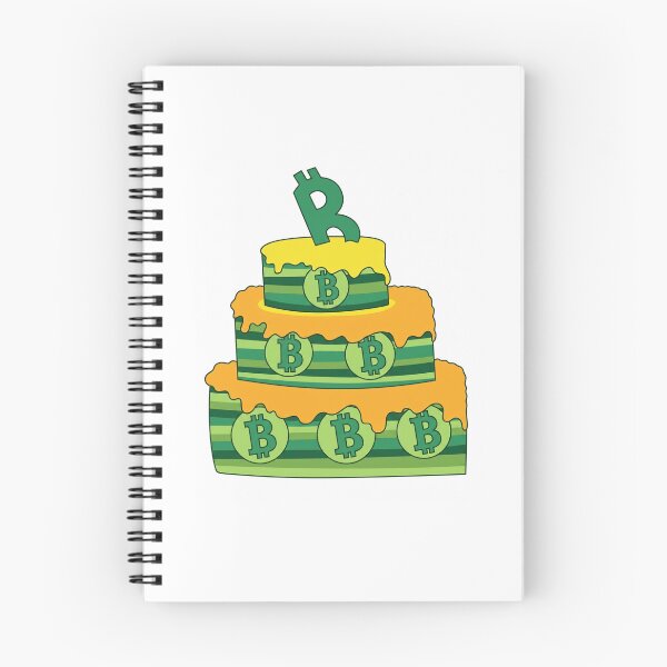 Item preview, Bitcoin Birthday Cake designed and sold by Elissa Capelle Vaughn.