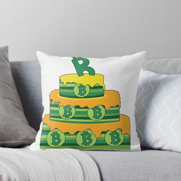 Item preview, Bitcoin Birthday Cake designed and sold by Elissa Capelle Vaughn.
