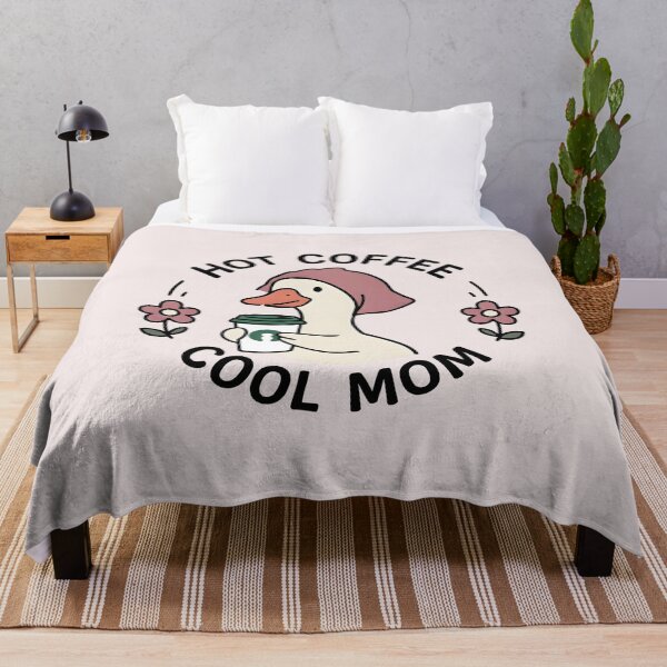 Item preview, Hot Coffee Cool Mom Duck designed and sold by LuloCreative.